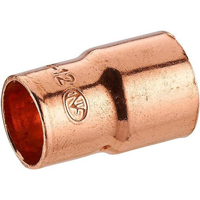 Manchon cuivre à souder double femelle réduit ø12-10 NOYON & THIEBAULT