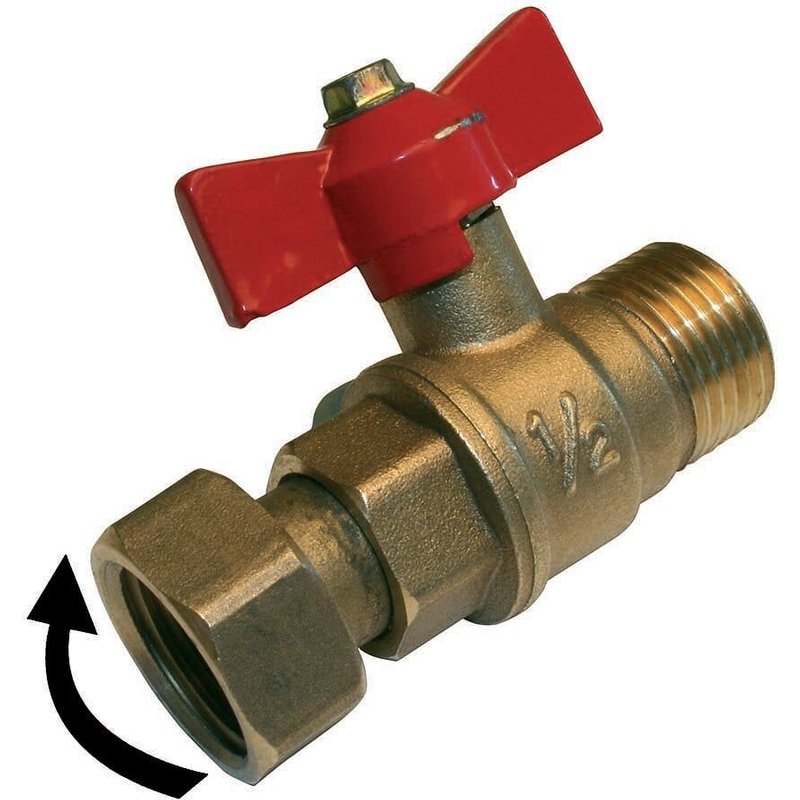 Vanne pour sortie de collecteur mâle femelle ecrou libre 15x21 NOYON & THIEBAULT