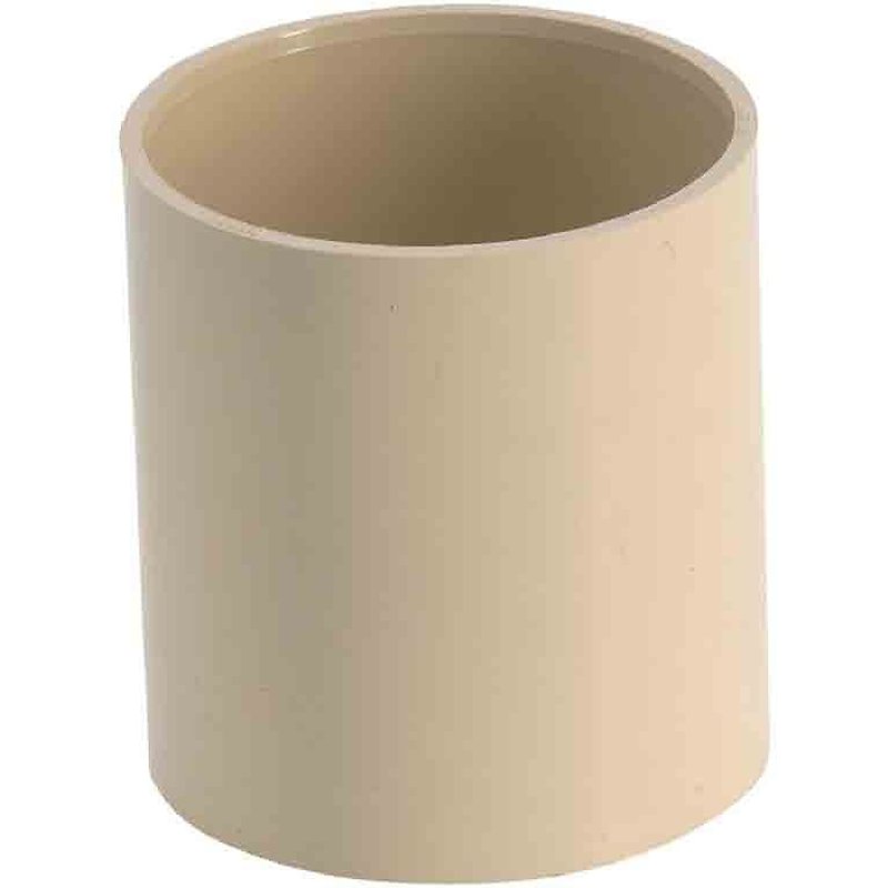 Manchon PVC femelle/femelle Ø 50 mm - gris