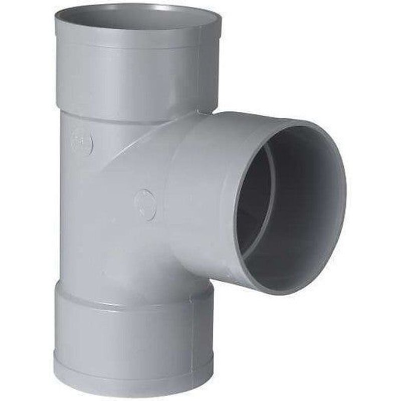 Té 87.30° En Pvc À Coller, Femelle / Femelle, D.40