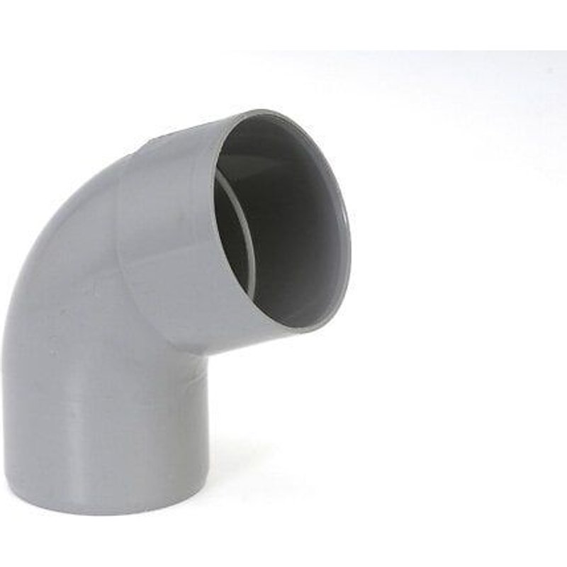 Coude 67°30 en pvc à coller, femelle / femelle, D100