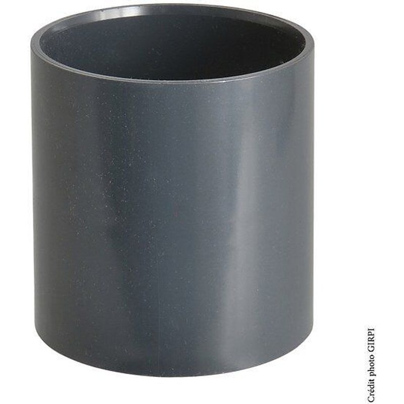 Manchon à coller pvc ardoise GIRPI, Dév.16 cm Diam.50 mm