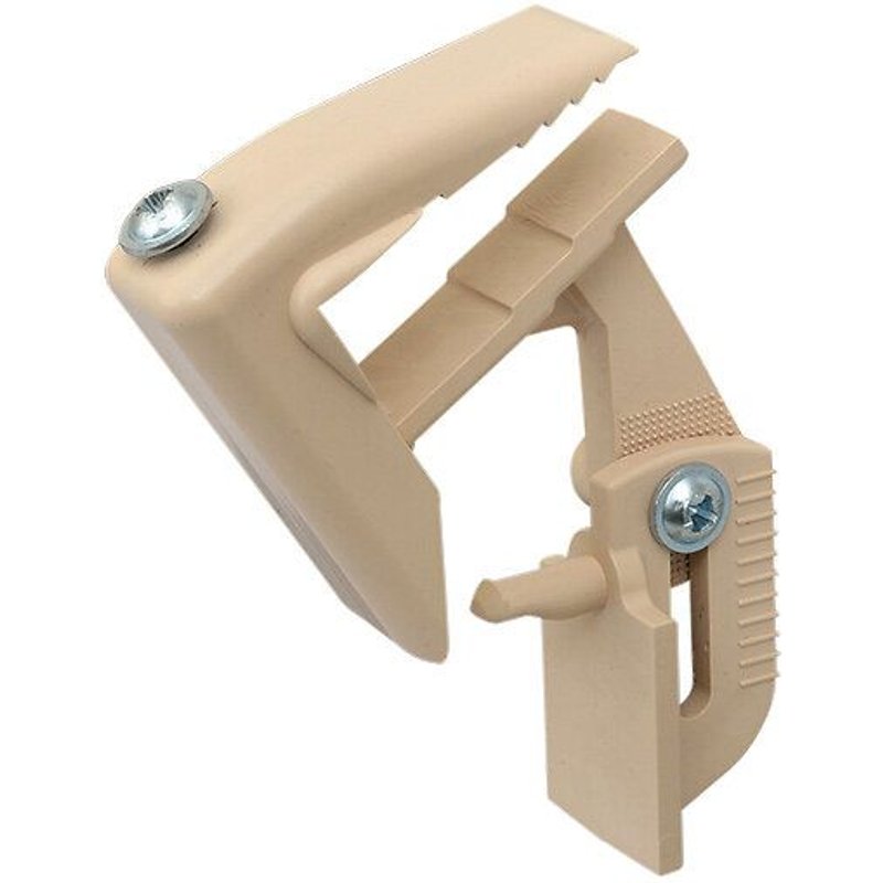 5 crochets universelle pvc sable GIRPI, Dév.16 cm