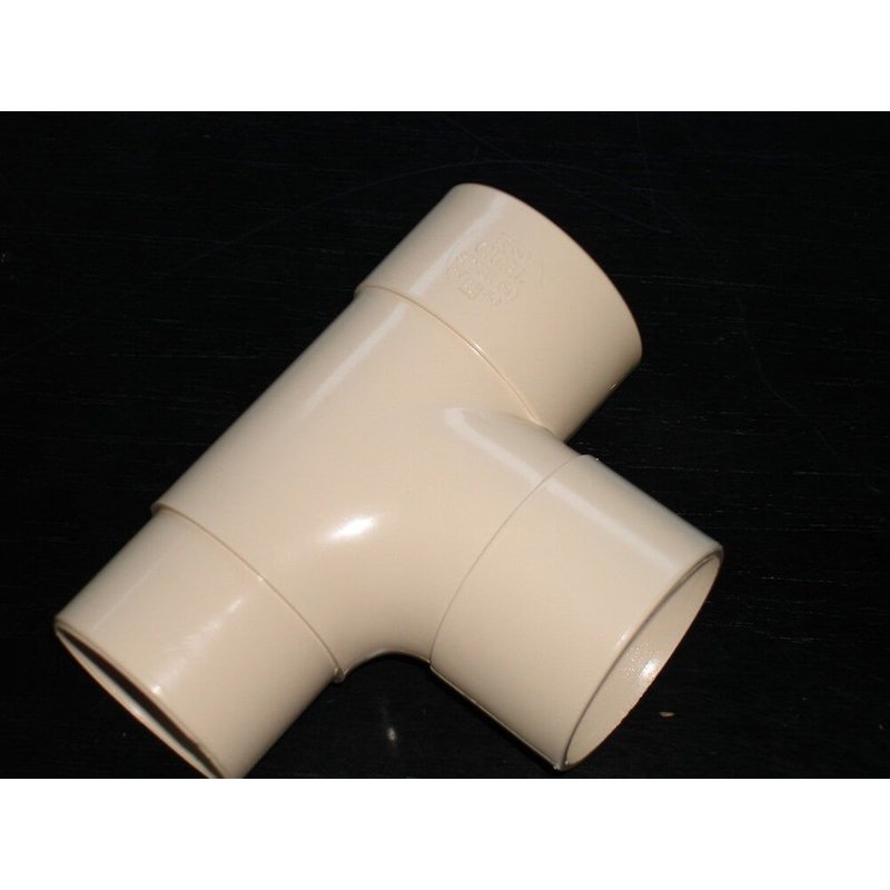 Culotte 87.3° pvc sable GIRPI, Dév.16 cm Diam.50 mm