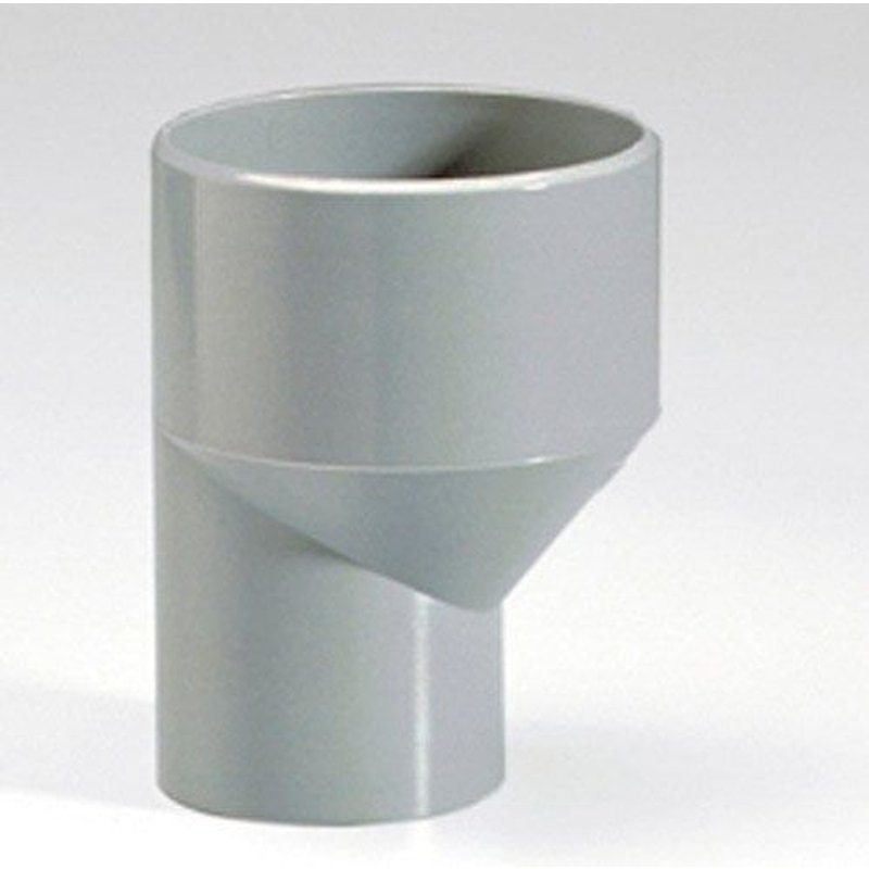 Réduction excentrée en pvc à coller, femelle / mâle, D40/32