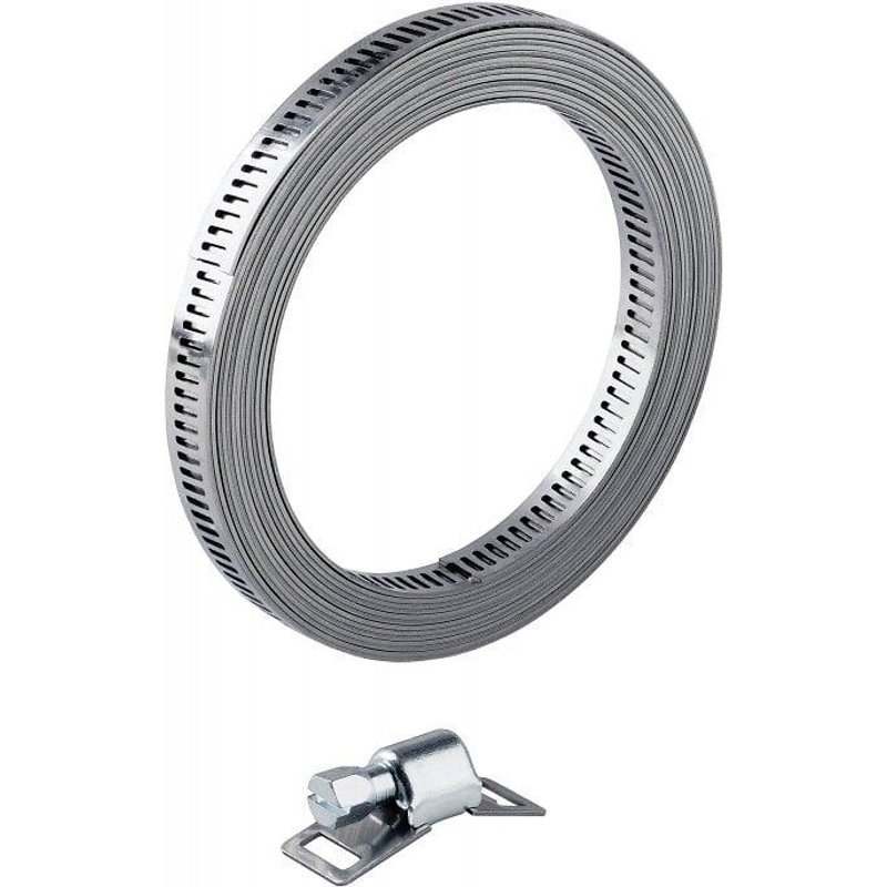 Collier de serrage - bande sans fin ajourée 25 m - largeur 8 mm - BSFT SERFLEX
