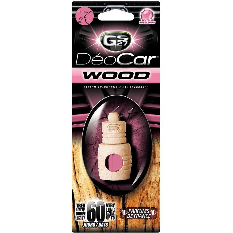 Désodorisant Deocar Wood Parfum Bubble Gum
