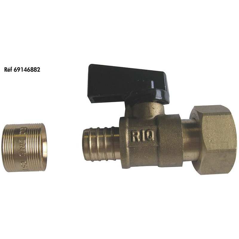 Vanne d'arrêt per à glissement écrou libre 15 x 21 mm