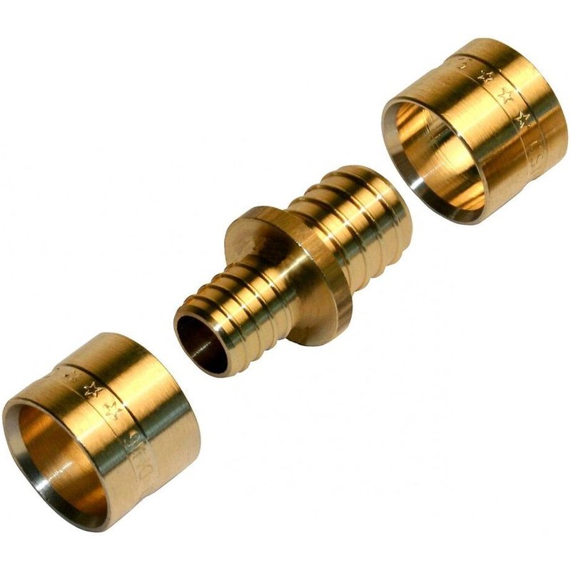 Manchon reduit Ă glissement laiton D.16 pour tube en per