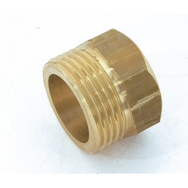 Mamelon à visser laiton M 26 x 34 pour tube en cuivre