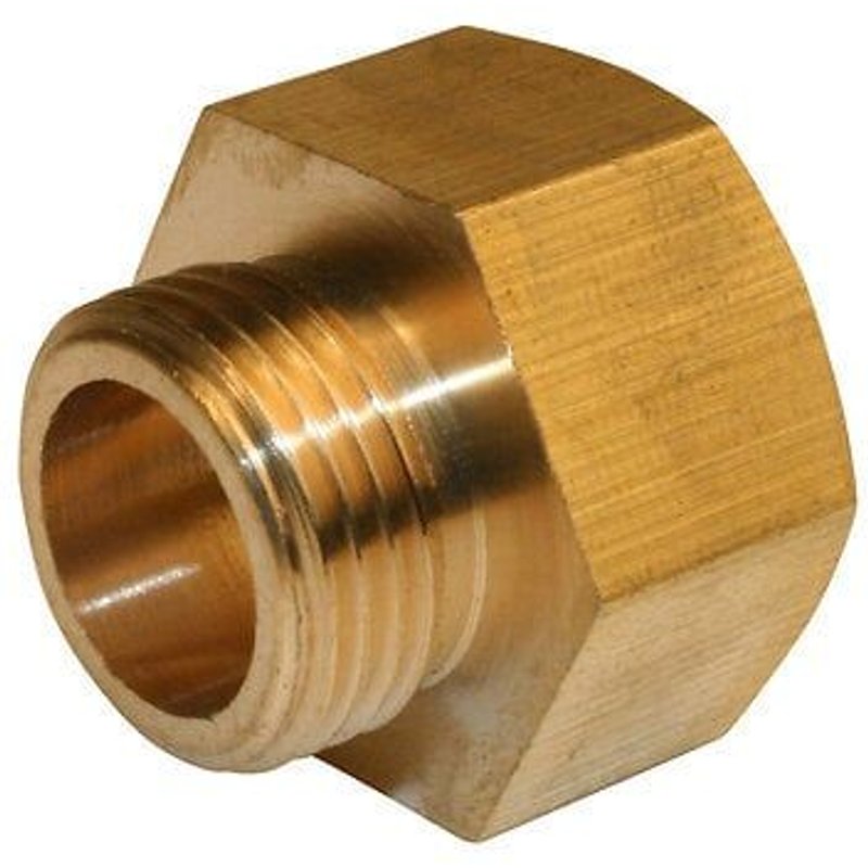 Mamelon Ă visser laiton M 20 x 27 pour tube en cuivre