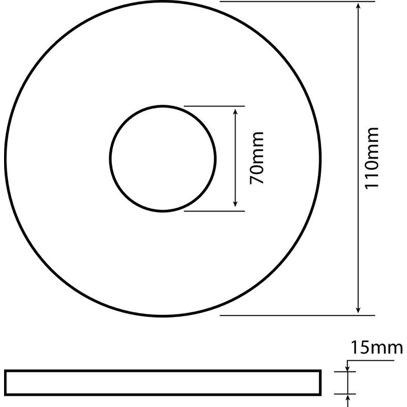 Joint de cuvette (réservoir/cuvette) MPMP 70X110X15