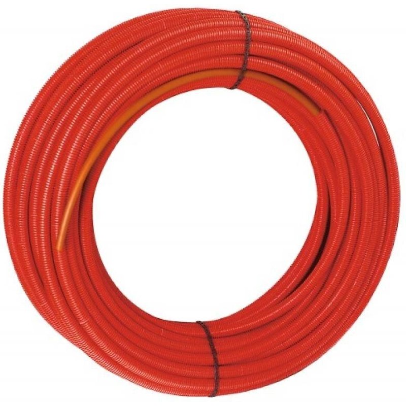 Tube PER pré-gainé rouge Ø 20 x 1,9 mm - 50 mètres - BetaPEX COMAP