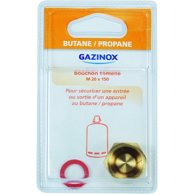 Bouchon gaz pour gaz butane / propane, Femelle, GAZINOX