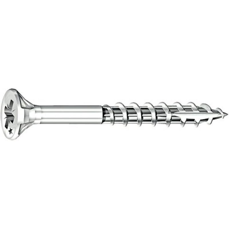 Vis agglomĂ©rĂ© tĂȘte fraisĂ©e - PZ - filetage partiel - 4,5x60 - Rocket ROCKET