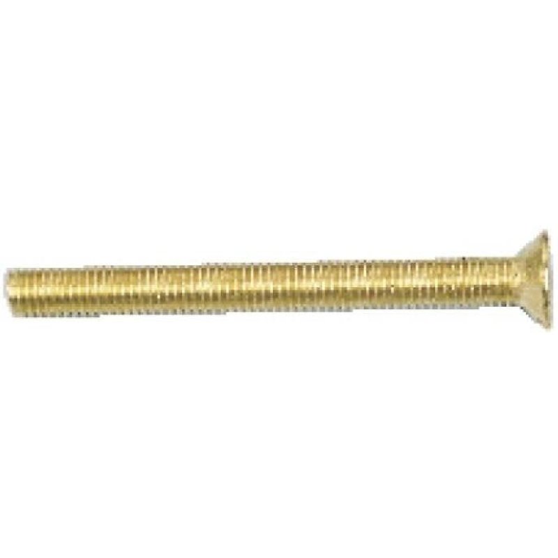 Vis à métaux - tête fraisée - filetage total - 4x8 mm - 100 pièces BRICOZOR