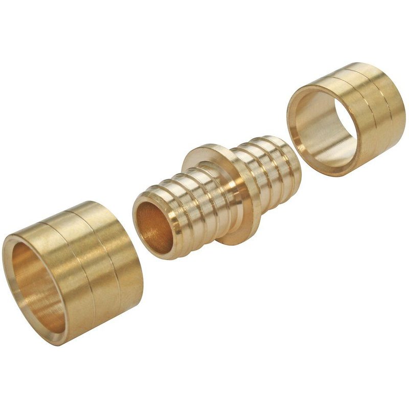 Manchon égal à glissement pour tube PER Ø12 - Ø12