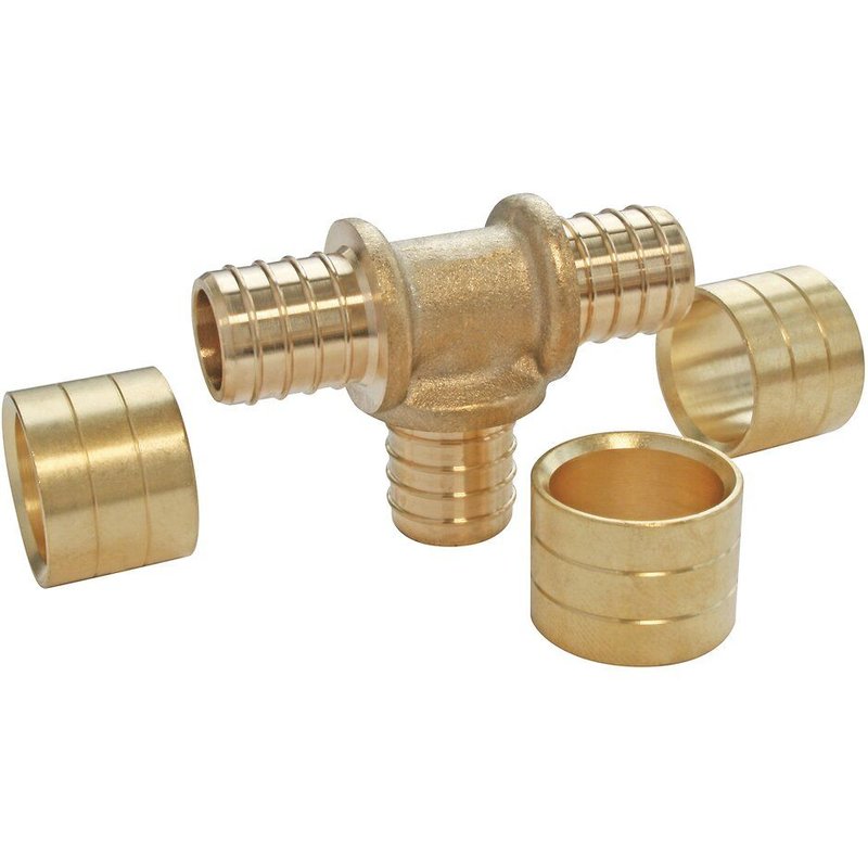 SOMATHERM Raccord PER en Té égale a glissement - Ø PER 16