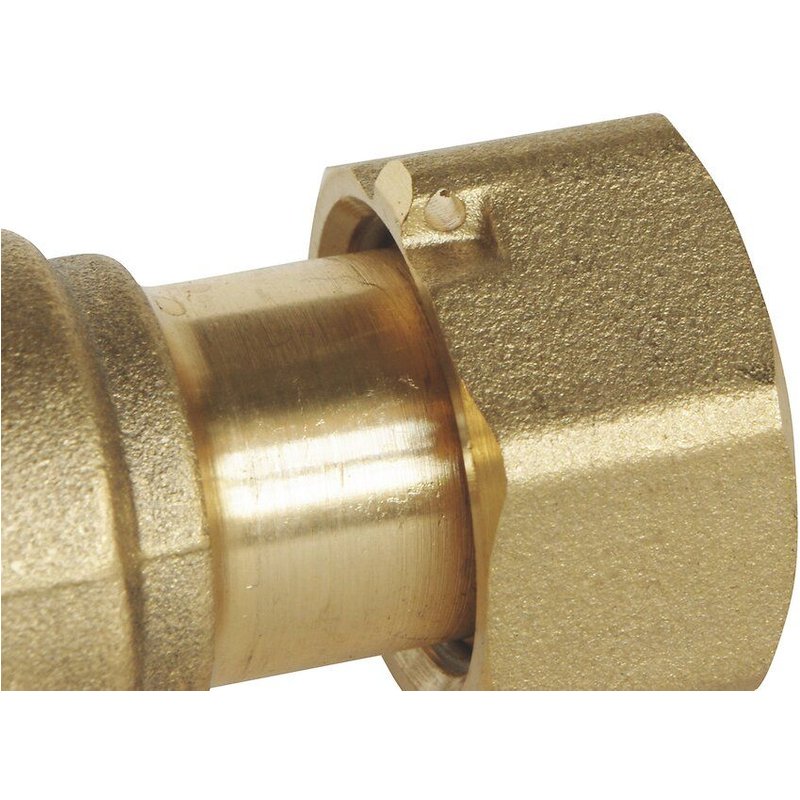 SOMATHERM Robinet d'arret - Compteur droit a boisseau sphérique équerre - 25-20/27