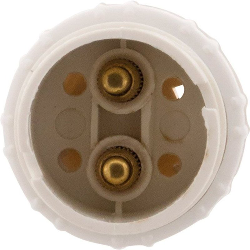 3 douilles B22 en nylon avec 1 bague