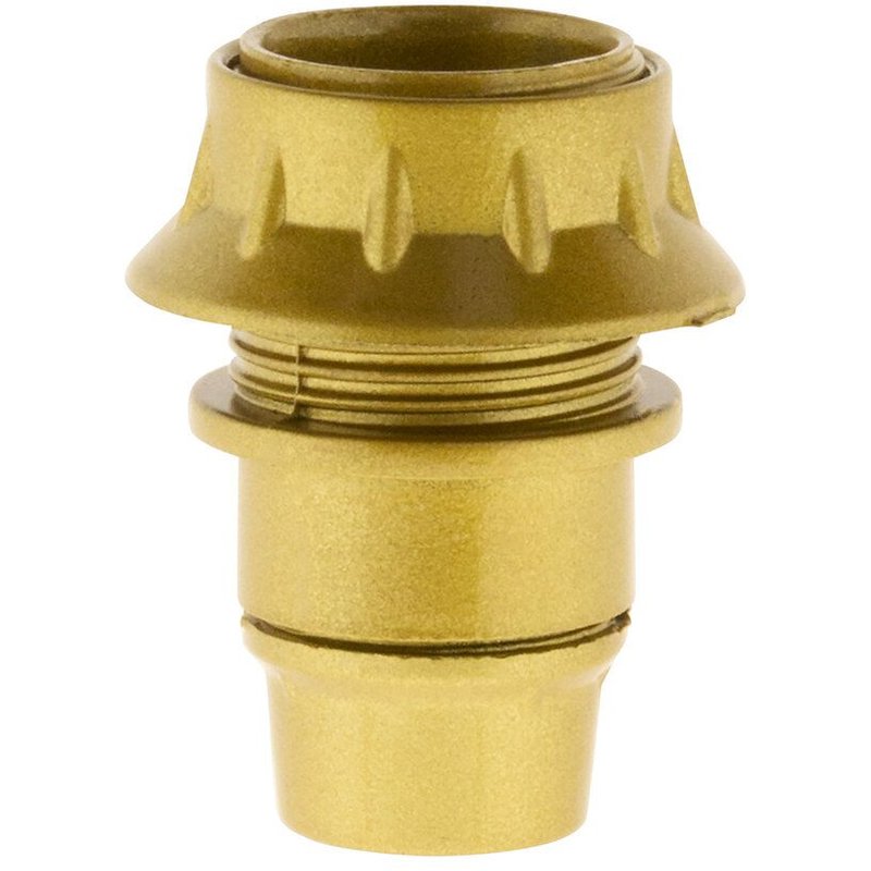 Douille E14 thermoplastique ZENITECH 1 bague or