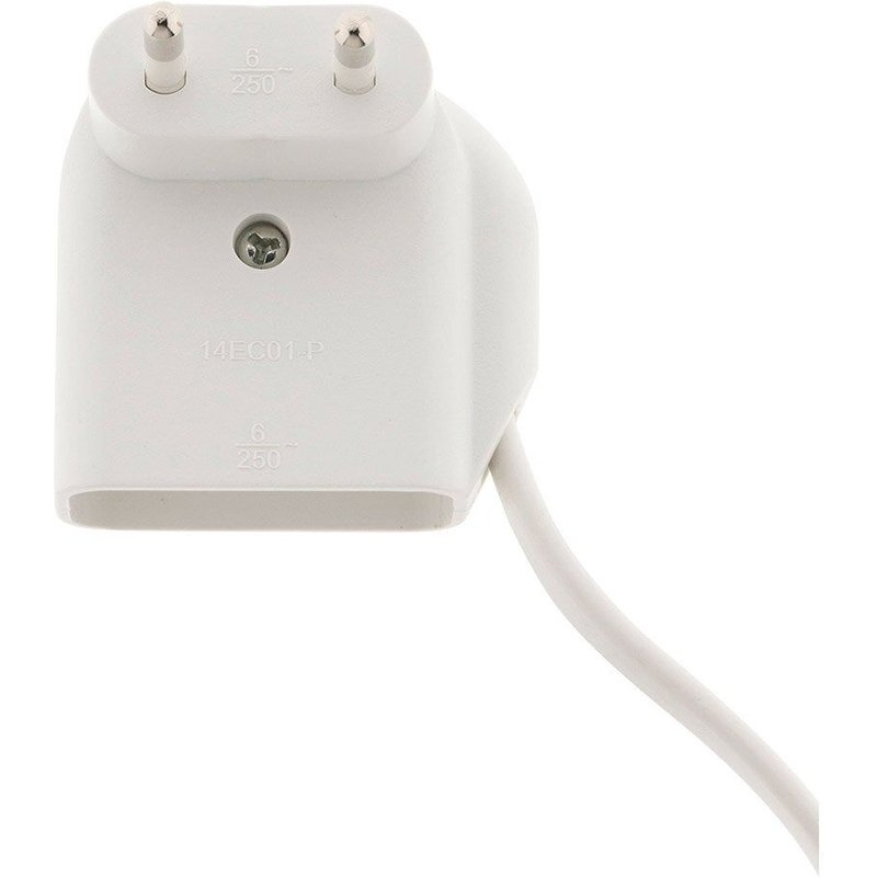 Prolongateur ZENITECH HO3VVH2-F 2x0,75mm² avec Prise Gigogne 3m