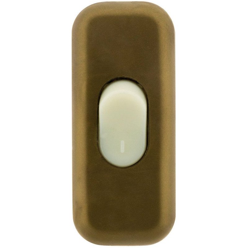 Interrupteur 2A Unipolaire Luminescent Or