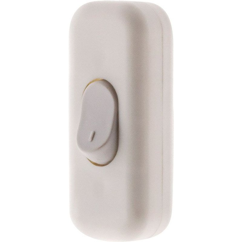Interrupteur 2A Unipolaire Blanc - Zenitech