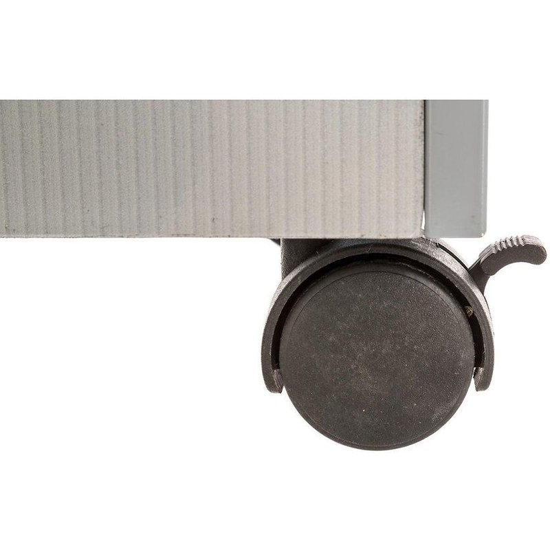 Coffre à roulettes - 48 x 30 x 28 cm - Gris