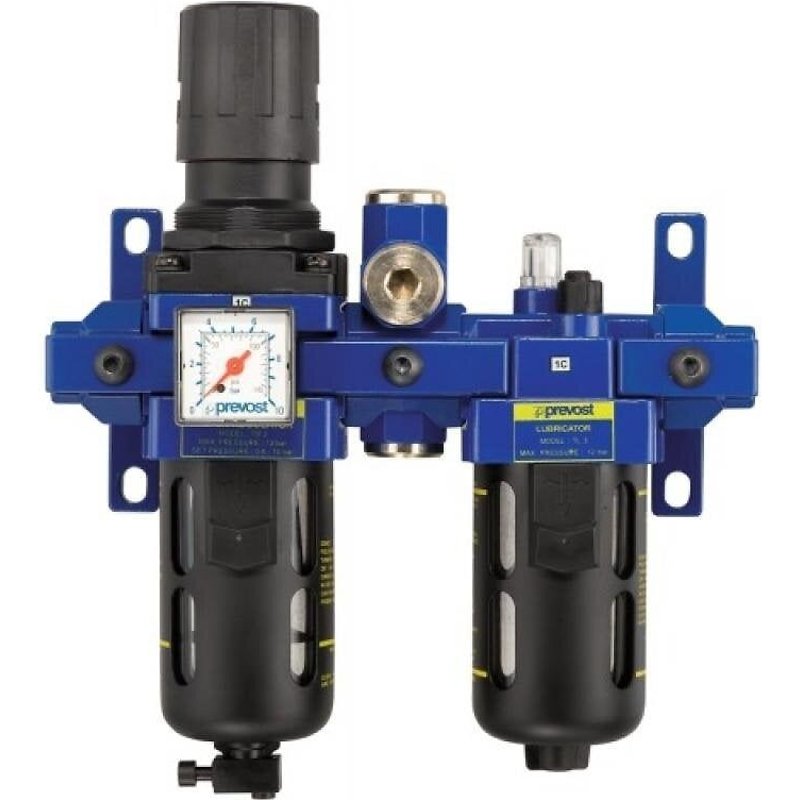 Filtres mano-régulateurs lubrificateurs 1/4 PRÉVOST