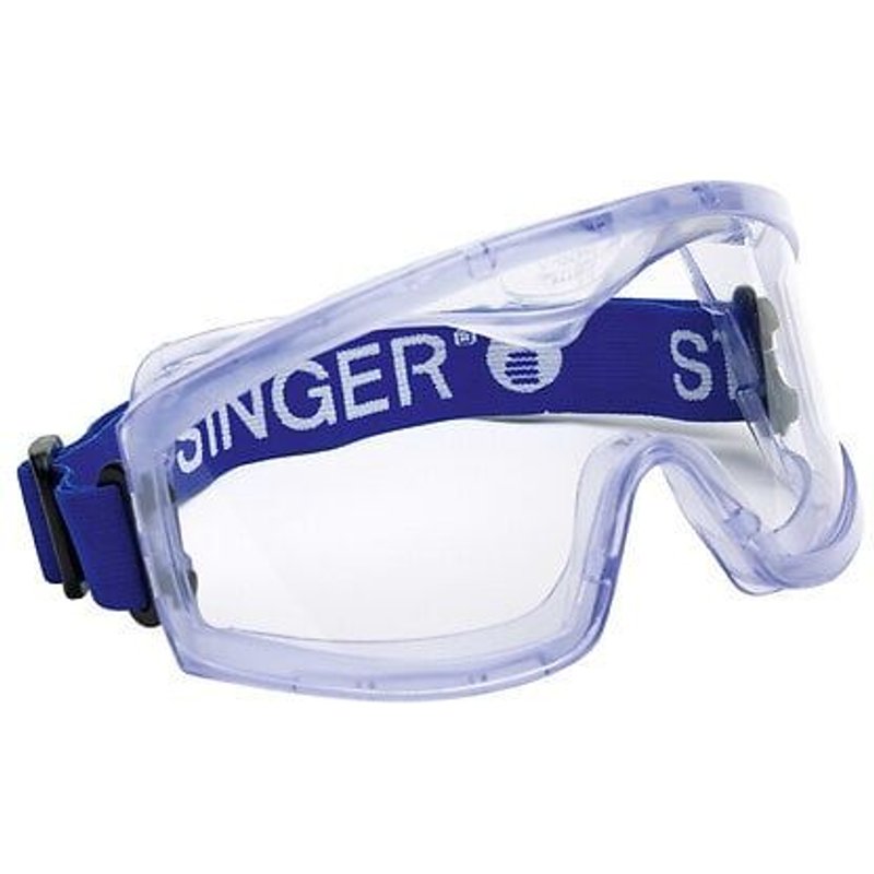 Lunettes masque PVC écran polycarbonate ventilation directe SINGER - EVA03