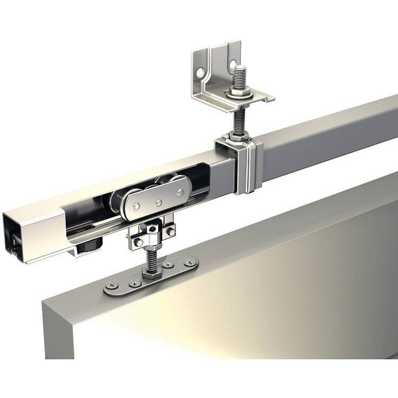 Rail porte coulissante Sportub 62x55 mm - charge 300 kg - longueur 4 m MANTION