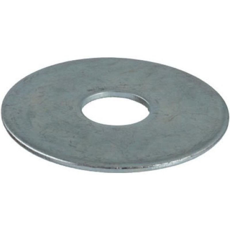 Rondelles plates LLu - acier zingué blanc - diamètre 5 mm - 200 pièces BRICOZOR