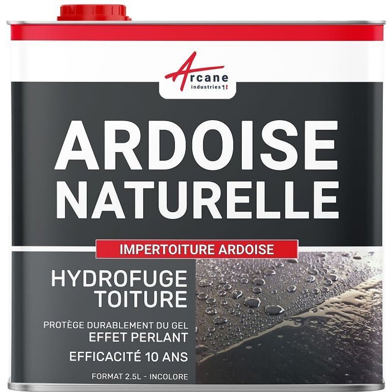 Imperméabilisant pour toiture en ardoise hydrofuge incolore IMPER ARDOISE 2.5L (jusqu a 12.5m²)