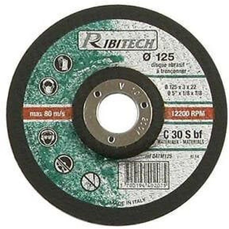 Disque à Tronçonner Matériaux 125x3,2x22,2