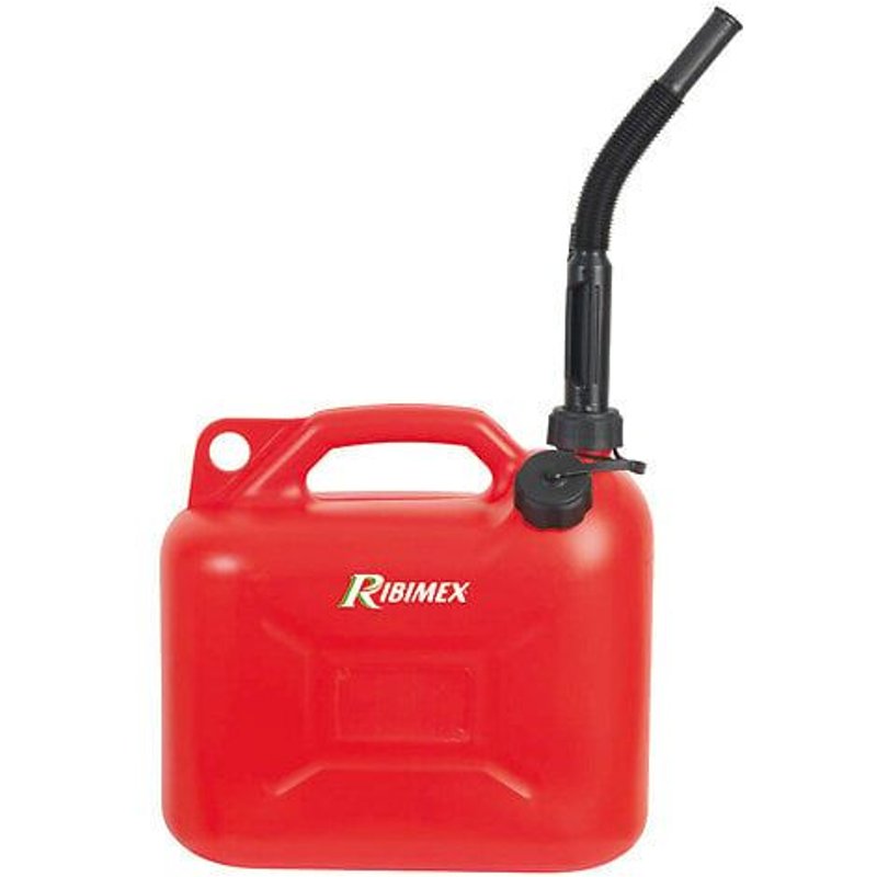 Jerrican Haute Densite (Pehd) Essence 5 Litres + Bec Verseur