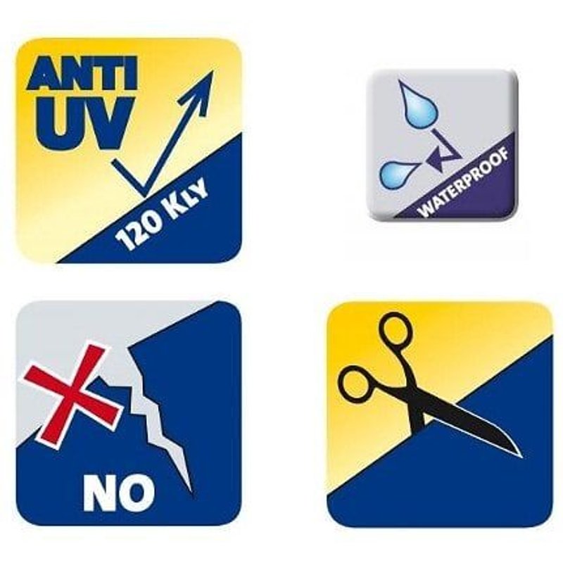 Bâche EcoPlatinium opaque 6x10 m 90 g/m2