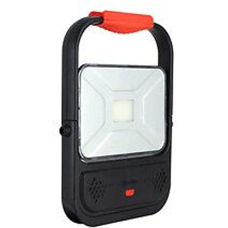 Xanlite PR20WR Projecteur Rechargeable LED 20 W Rouge/Noir