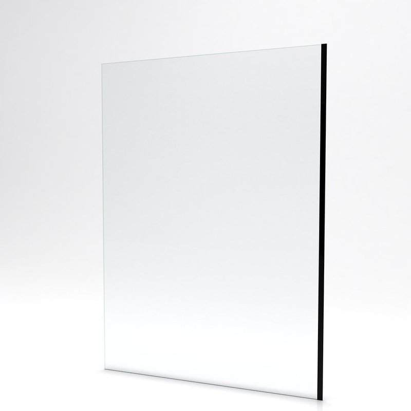 Paroi de Douche 140x200cm - Verre Trempé Transparent 8mm - Profilé Noir - FREEDOM 2 BLACK