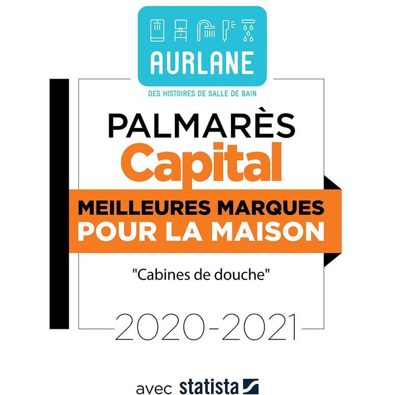 Meuble colonne de douche 30x35 cm suspendu - 2 portes finition blanc mat