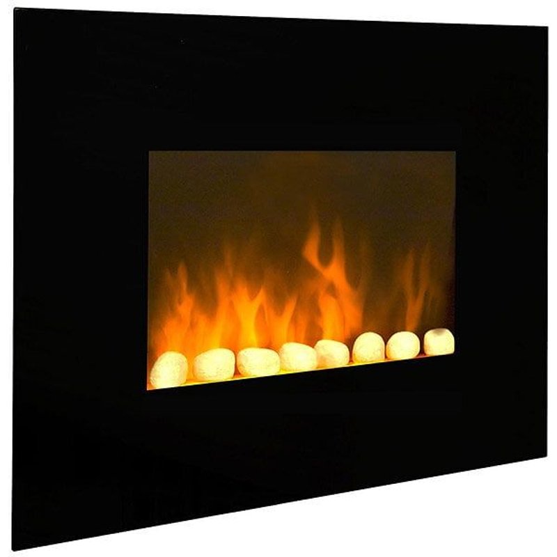Cheminée Électrique 2000w Noir Black Fire