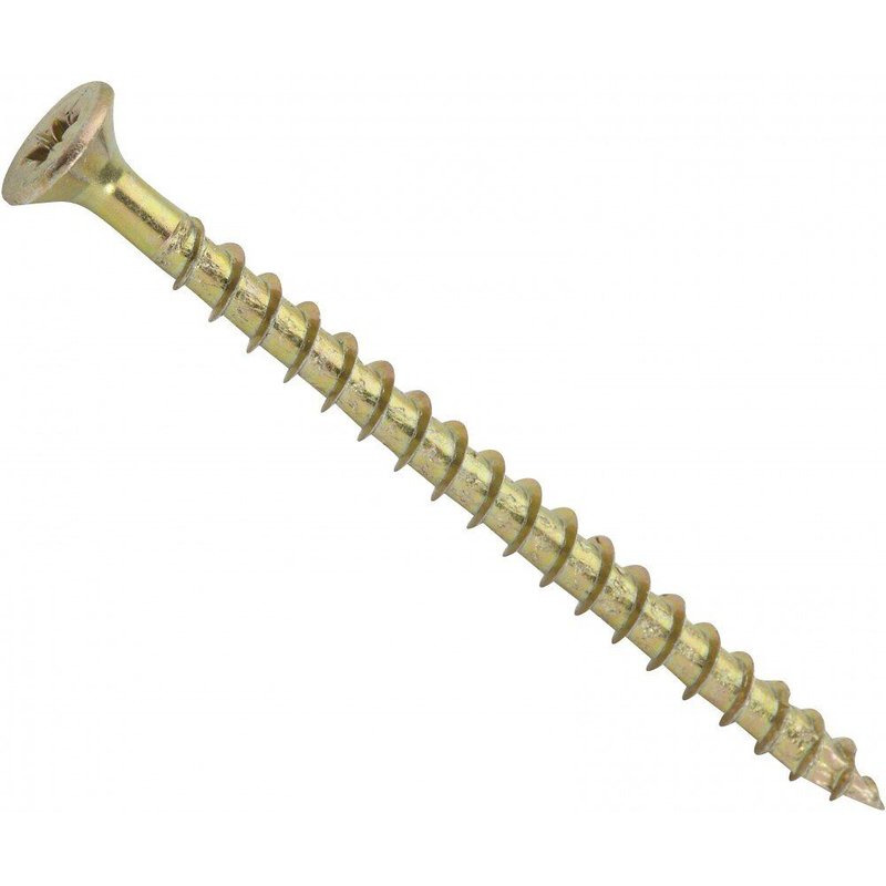 Lot de 10 vis acier tête fraisée pozidriv SPAX, Diam.5 mm x L.70 mm