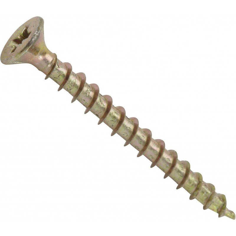 Lot de 40 vis acier tĂȘte fraisĂ©e pozidriv SPAX, Diam.4 mm x L.40 mm