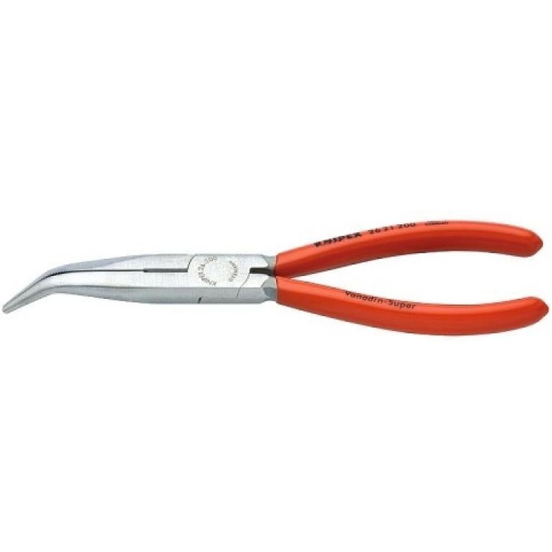 Pinces bec long - RONDE COUDEE 200MM KNIPEX