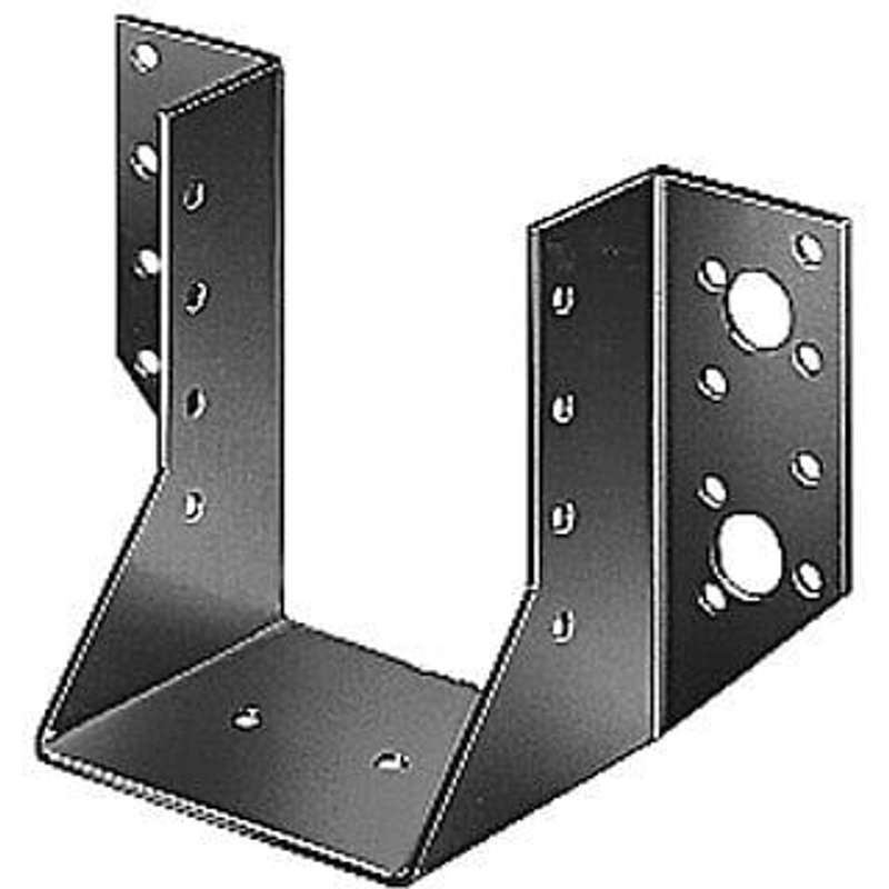 Support U sabot de charpente galvanise 64 x 128 mm