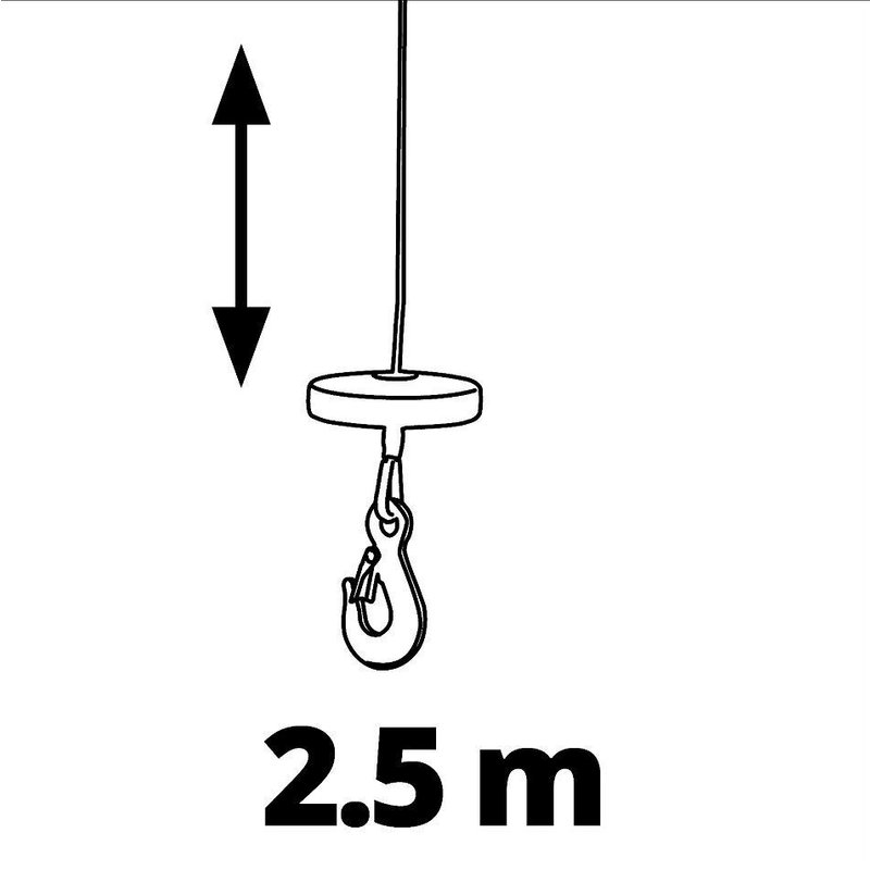 Einhell Palan à chaine TC-CH 1000 - 2250110
