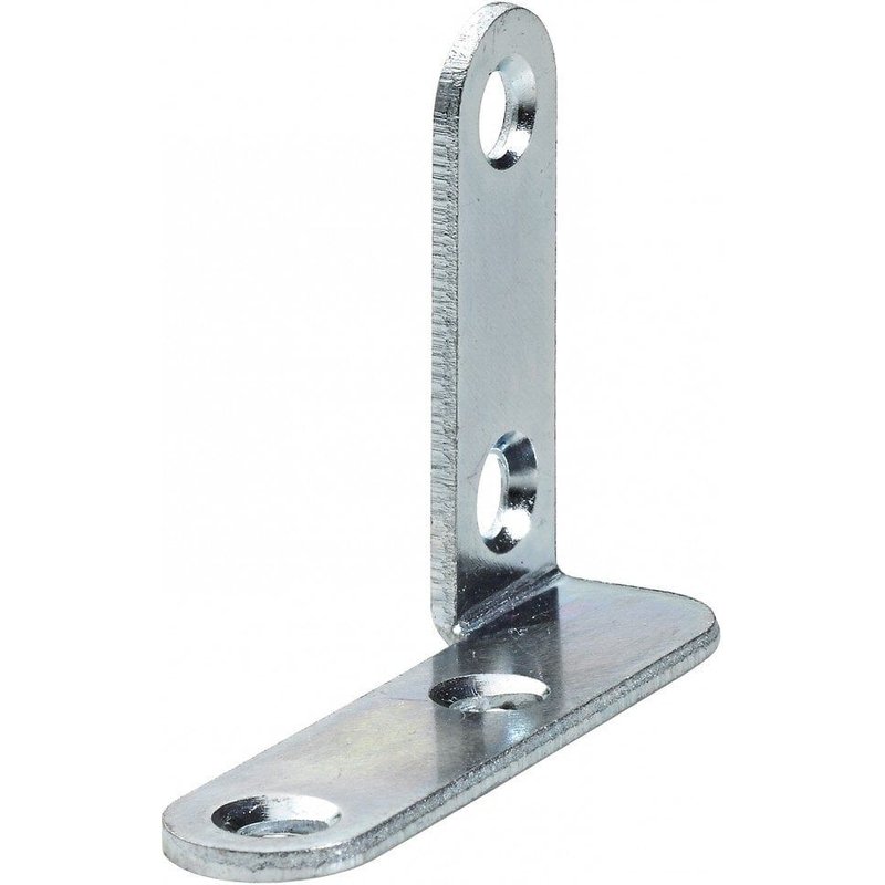 1 équerre de cadre coudée acier zingué HETTICH, l.30 mm