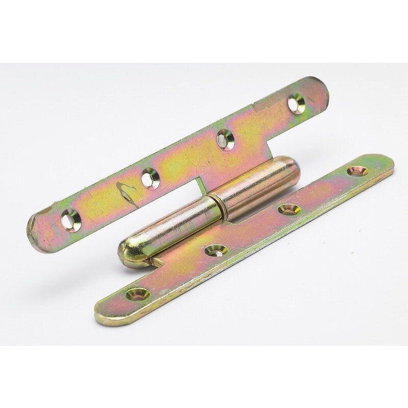 Paumelle gauche Acier Pour Fenêtre Hettich, L.95x45mm