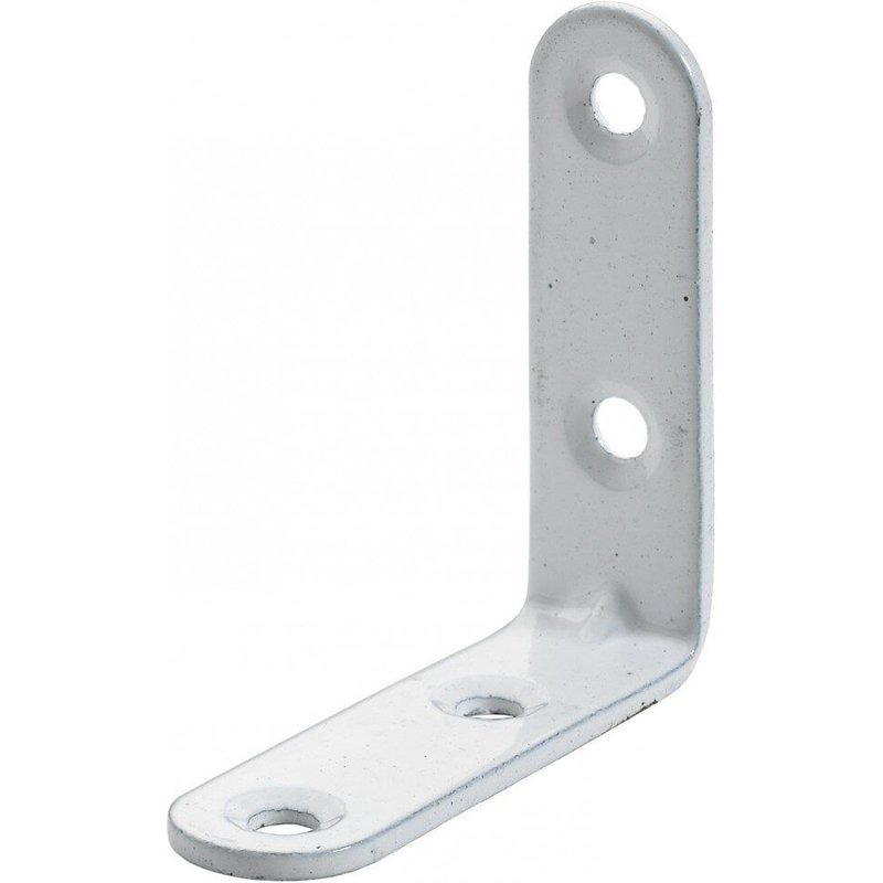 Lot de 20 équerres de chaise acier époxy HETTICH, l.50 mm