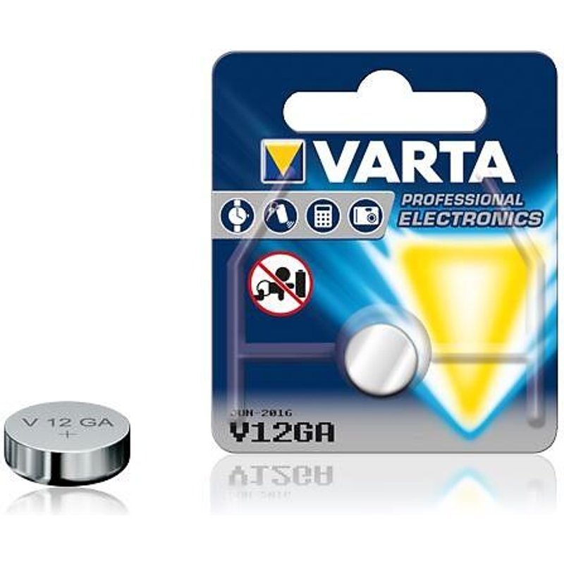Pile Bouton VARTA V12GA/LR43